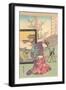 Geishas Dressing-null-Framed Art Print