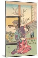 Geishas Dressing-null-Mounted Art Print