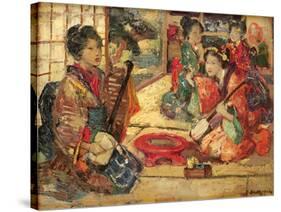 Geishas in an Interior, 1894-Edward Atkinson Hornel-Stretched Canvas