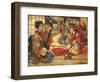 Geishas in an Interior, 1894-Edward Atkinson Hornel-Framed Premium Giclee Print