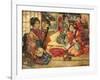 Geishas in an Interior, 1894-Edward Atkinson Hornel-Framed Giclee Print