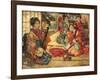 Geishas in an Interior, 1894-Edward Atkinson Hornel-Framed Giclee Print