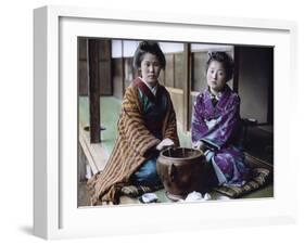 Geishas Kodamasan & Yobokichi-Waldemar Abegg-Framed Premium Giclee Print