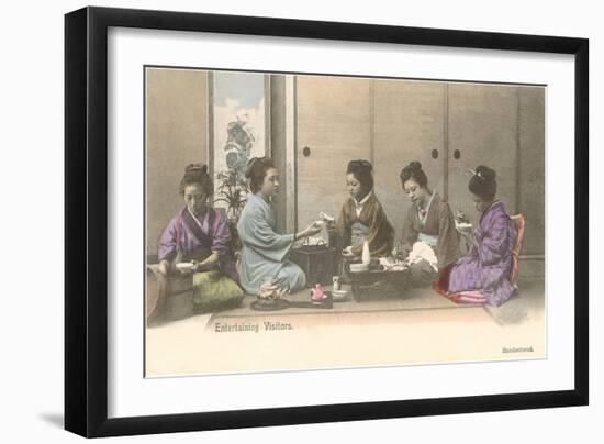 Geishas-null-Framed Art Print