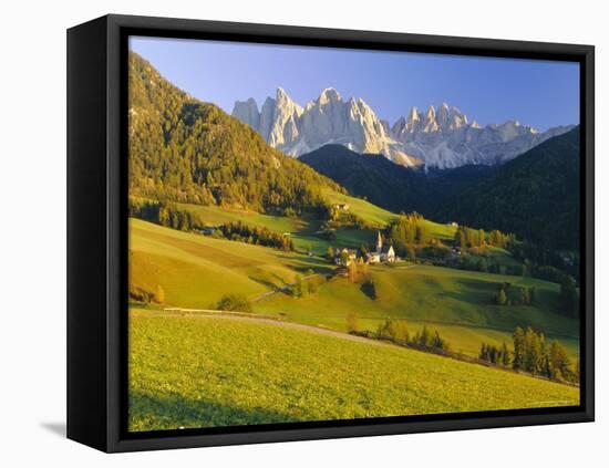 Geisler Gruppe, Geislerspitzen, the Dolomites, Trentino-Alto Adige, Italy, Europe-Gavin Hellier-Framed Stretched Canvas