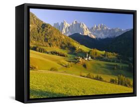 Geisler Gruppe, Geislerspitzen, the Dolomites, Trentino-Alto Adige, Italy, Europe-Gavin Hellier-Framed Stretched Canvas