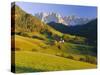 Geisler Gruppe, Geislerspitzen, the Dolomites, Trentino-Alto Adige, Italy, Europe-Gavin Hellier-Stretched Canvas