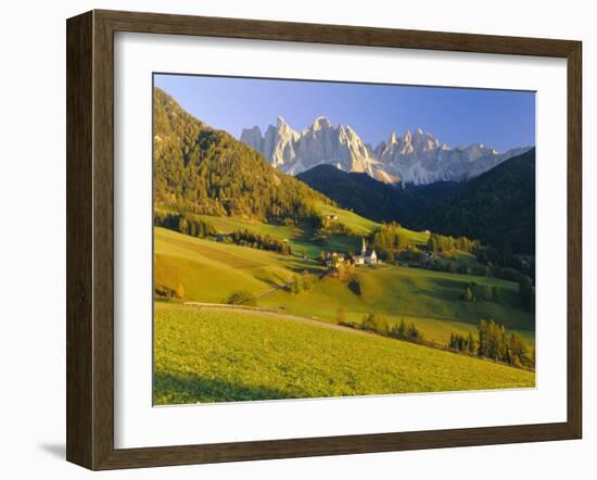 Geisler Gruppe, Geislerspitzen, the Dolomites, Trentino-Alto Adige, Italy, Europe-Gavin Hellier-Framed Photographic Print