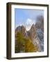 Geisler mountain range in the dolomites of the Villnoss Valley in South Tyrol, Alto Adige-Martin Zwick-Framed Photographic Print