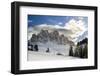 Geisler mountain range in the dolomites of the Villnoss Valley in South Tyrol, Alto Adige-Martin Zwick-Framed Photographic Print