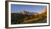 Geisler Mountain Range, Odle in the Dolomites, Groeden Valley, Val Gardena, South Tyrol, Alto Adige-Martin Zwick-Framed Photographic Print