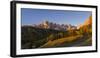 Geisler Mountain Range, Odle in the Dolomites, Groeden Valley, Val Gardena, South Tyrol, Alto Adige-Martin Zwick-Framed Photographic Print