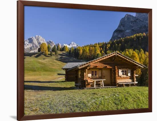 Geisler Mountain Range, Odle in the Dolomites, Groeden Valley, Val Gardena, South Tyrol, Alto Adige-Martin Zwick-Framed Photographic Print