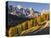 Geisler Mountain Range, Odle in the Dolomites, Groeden Valley, Val Gardena, South Tyrol, Alto Adige-Martin Zwick-Stretched Canvas