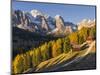 Geisler Mountain Range, Odle in the Dolomites, Groeden Valley, Val Gardena, South Tyrol, Alto Adige-Martin Zwick-Mounted Photographic Print