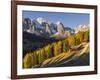 Geisler Mountain Range, Odle in the Dolomites, Groeden Valley, Val Gardena, South Tyrol, Alto Adige-Martin Zwick-Framed Photographic Print