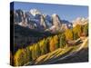 Geisler Mountain Range, Odle in the Dolomites, Groeden Valley, Val Gardena, South Tyrol, Alto Adige-Martin Zwick-Stretched Canvas