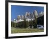 Geisler Mountains Valley Villnoess, Spring-Crocus, Dolomites, South Tyrol, Italy-Martin Zwick-Framed Photographic Print