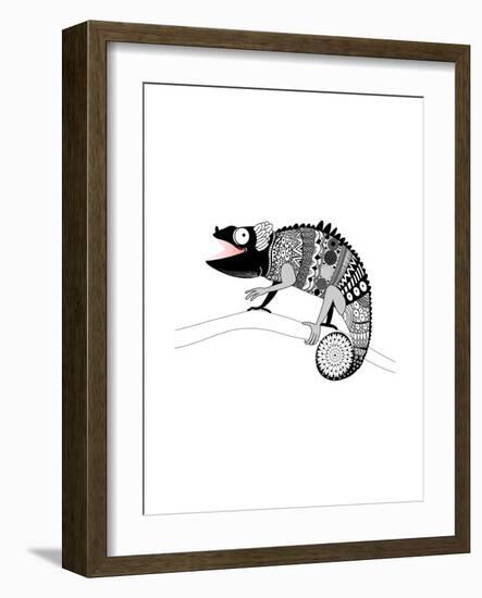 Gekko-null-Framed Art Print