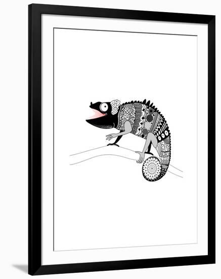 Gekko-null-Framed Art Print