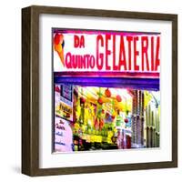 Gelataria, Rome-Tosh-Framed Art Print