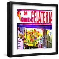 Gelataria, Rome-Tosh-Framed Art Print