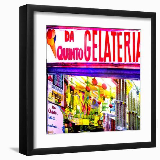 Gelataria, Rome-Tosh-Framed Art Print