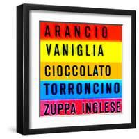 Gelataria, Rome-Tosh-Framed Art Print