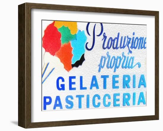 Gelateria Pasticceria-Tosh-Framed Art Print