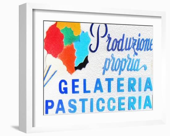 Gelateria Pasticceria-Tosh-Framed Art Print