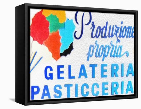Gelateria Pasticceria-Tosh-Framed Stretched Canvas