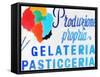 Gelateria Pasticceria-Tosh-Framed Stretched Canvas