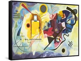 Gelb - rot - blau-Wassily Kandinsky-Framed Stretched Canvas