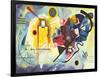 Gelb - rot - blau-Wassily Kandinsky-Framed Art Print