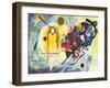 Gelb - rot - blau-Wassily Kandinsky-Framed Art Print