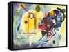 Gelb - rot - blau-Wassily Kandinsky-Framed Stretched Canvas