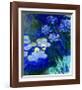 Gelbe Seerosen Und Agapanthes-Claude Monet-Framed Art Print