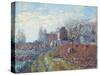 Gelee Blanche - Ete De La Saint-Martin, 1874-Alfred Sisley-Stretched Canvas