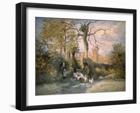 Gelée blanche-Camille Pissarro-Framed Giclee Print
