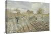 Gelée blanche-Camille Pissarro-Stretched Canvas