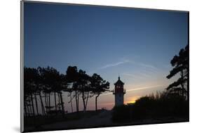 Gellen Lighthouse on Hiddensee-Jean Schwarz-Mounted Photographic Print