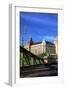 Gellert Hotel and Spa, Liberty Bridge and Tram, Budapest, Hungary, Europe-Neil Farrin-Framed Photographic Print