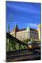 Gellert Hotel and Spa, Liberty Bridge and Tram, Budapest, Hungary, Europe-Neil Farrin-Mounted Photographic Print