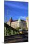 Gellert Hotel and Spa, Liberty Bridge and Tram, Budapest, Hungary, Europe-Neil Farrin-Mounted Photographic Print