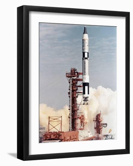 Gemini 12 Space Capsule-null-Framed Photographic Print