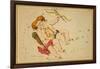 Gemini Constellation, Zodiac Sign, 1825-Science Source-Framed Giclee Print