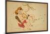 Gemini Constellation, Zodiac Sign, 1825-Science Source-Mounted Giclee Print