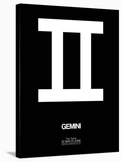 Gemini Zodiac Sign White-NaxArt-Stretched Canvas