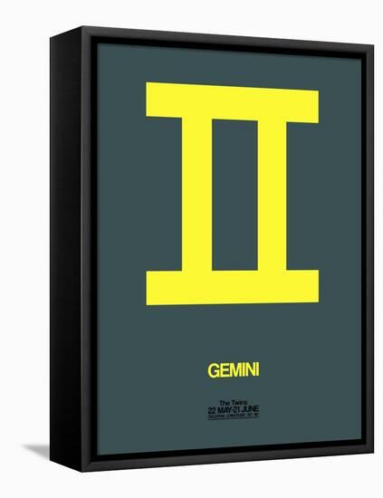 Gemini Zodiac Sign Yellow-NaxArt-Framed Stretched Canvas