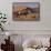 Gemsbok and Sand Dunes, Namib-Naukluft National Park, Namibia-David Wall-Framed Stretched Canvas displayed on a wall